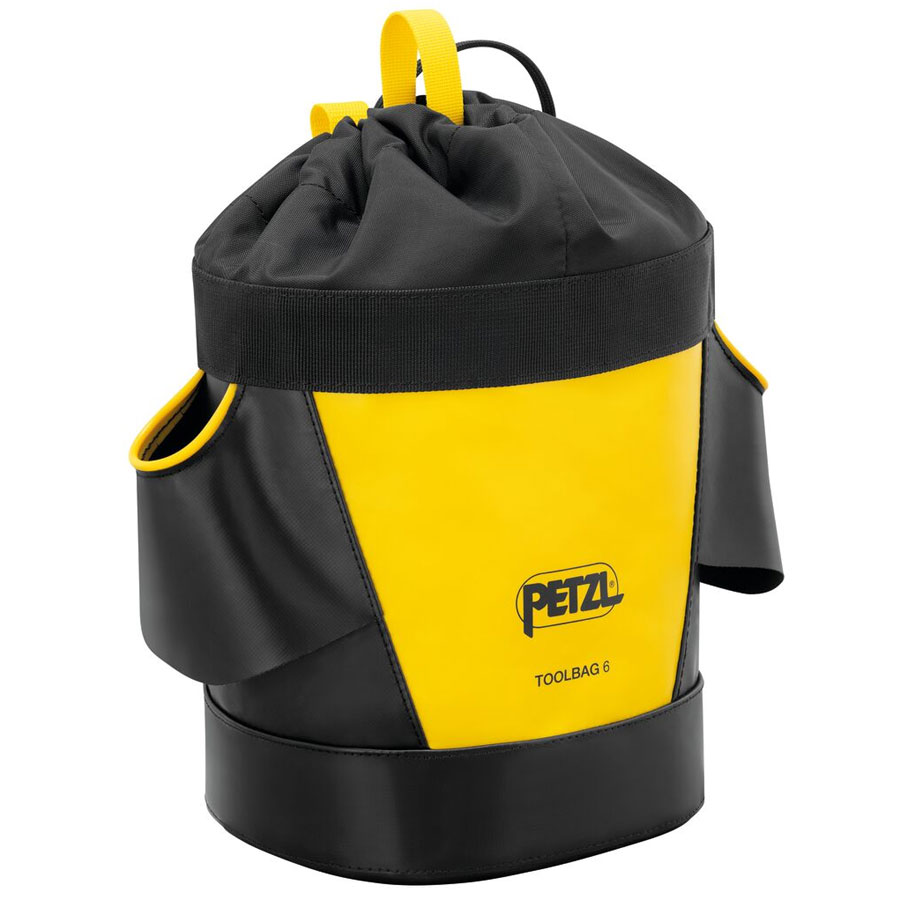 gear bag PETZL Toolbag 6 black/yellow